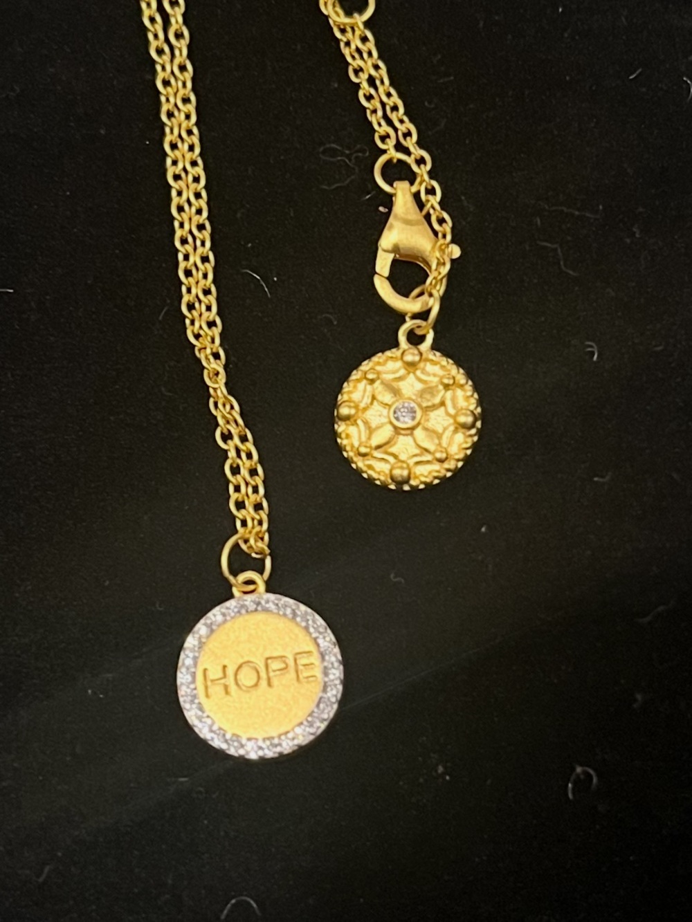 FREIDA ROTHMAN The Hope Pendant Necklace Gold & Silver